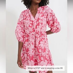Tuckernuck Pink Floral Mini Dress